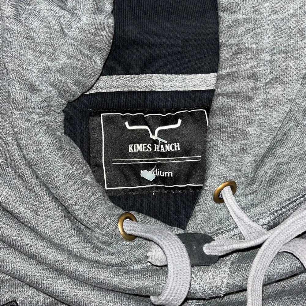 Kimes Ranch Charcoal Gray Hoodie - Picture 3 of 4